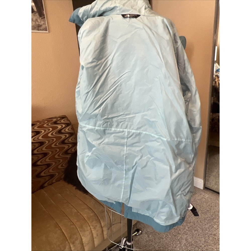 The North Face Women XL Parka Jacket Hooded Zip Up Mid Length Drawstring Waist - Picture 6 of 10